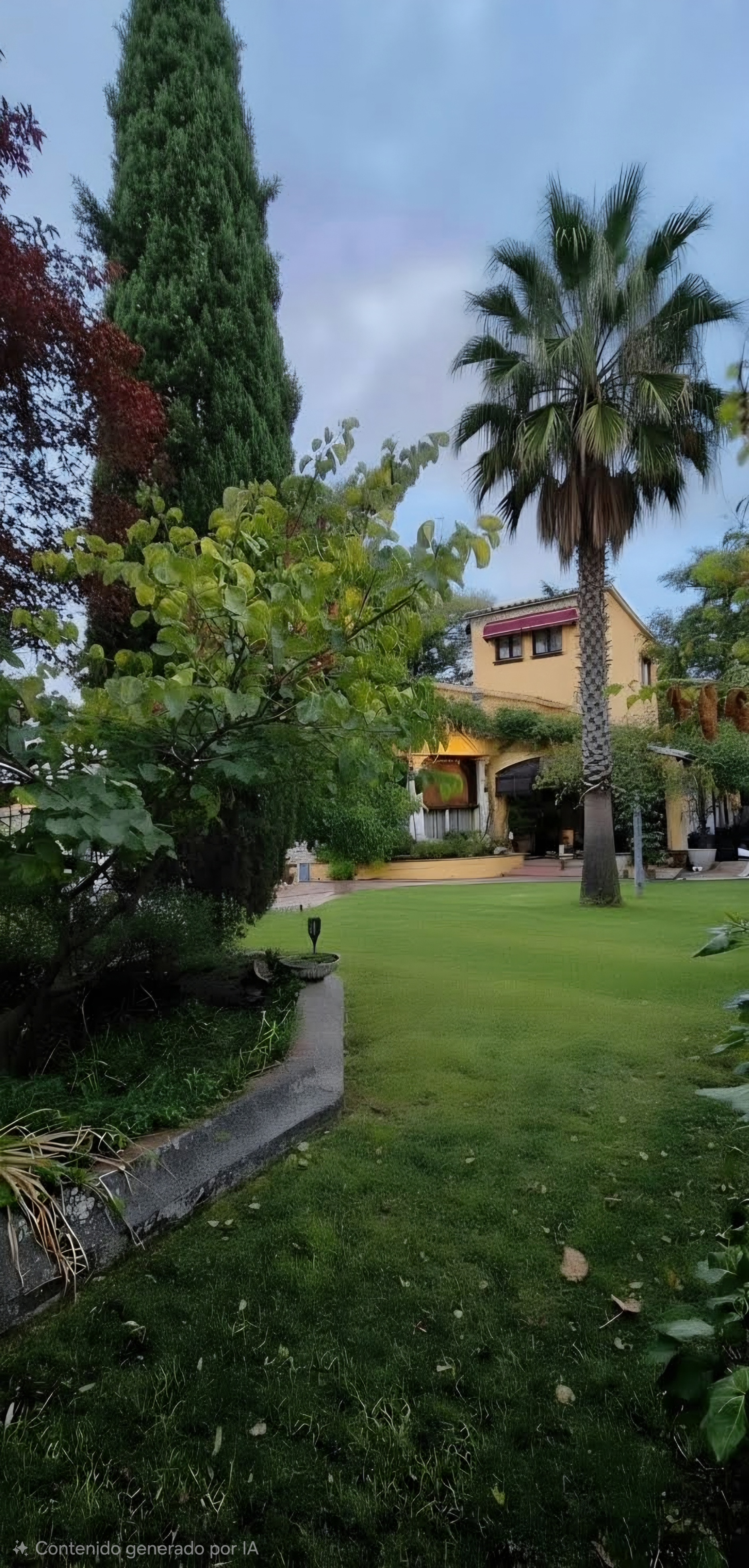 Can Carbonell - Jardín Exuberante y Palmera